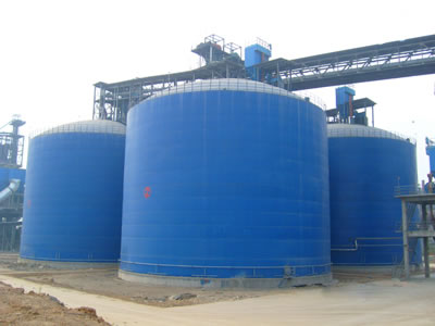 千家镇水泥钢板库改造