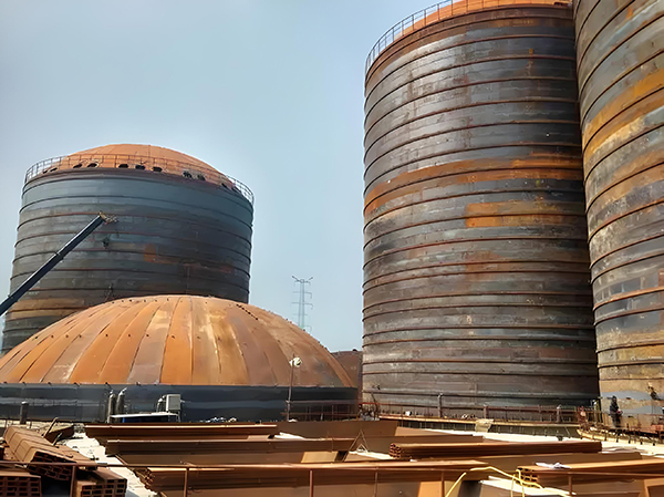 千家镇焦粉钢板仓